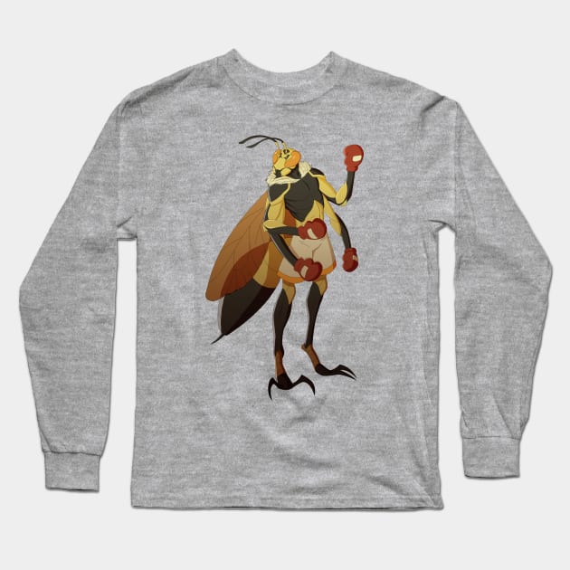 wasp Long Sleeve T-Shirt by Martian-Bean